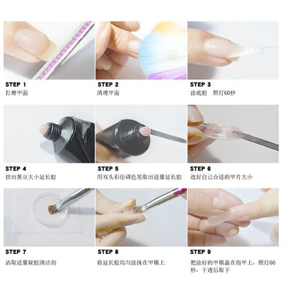 30ml Nail Extension Gel for Quick and Easy Application - Smarsty