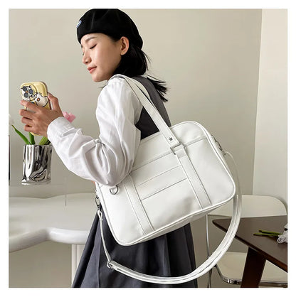 Japanese Style JK Bag Women PU Leather Crossbody Bag - Smarsty