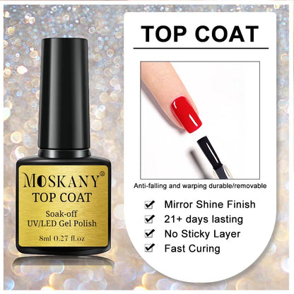 Acrylic No Acid Primer Nail Art Set with Base and Top Coat - Smarsty