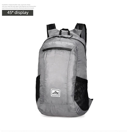18L Portable Foldable Backpack Folding Mountaineering Bag Ultralight Outdoor Climbing Cycling Travel Knapsack Hiking Daypack