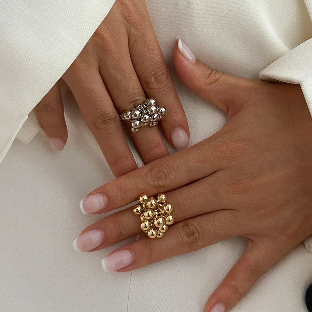 Creative Metal Open Finger Ring for Couples - Smarsty