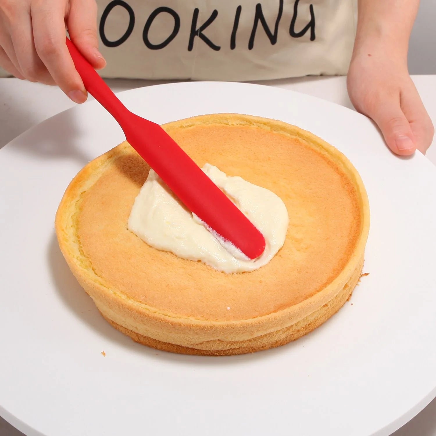 Heat Resistant Silicone Spatula for Baking and Mixing - Smarsty