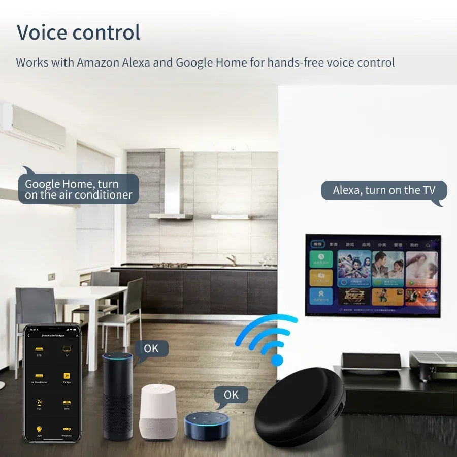 Tuya WiFi Smart Universal Remote Controller For Home - Smarsty