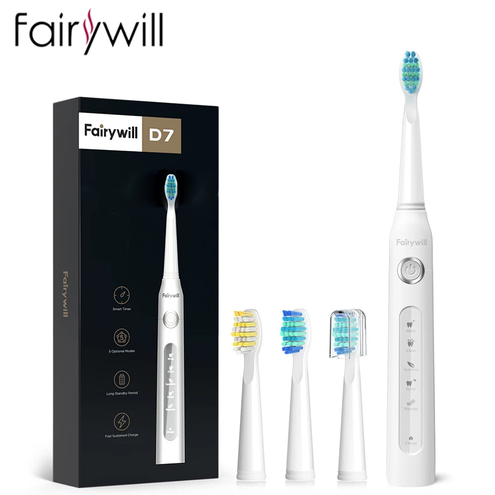 Fairywill Electric Sonic Toothbrush with Whitening Mode - Smarsty