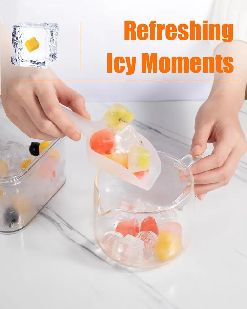 Large Capacity Silicone Ice Cube Tray for Easy Drinks - Smarsty