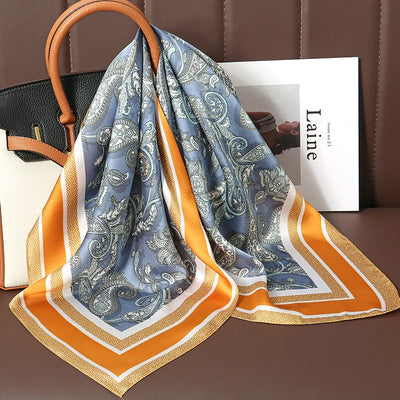 Luxury Silk Hijab Hair Bands With Sun Protection - Smarsty
