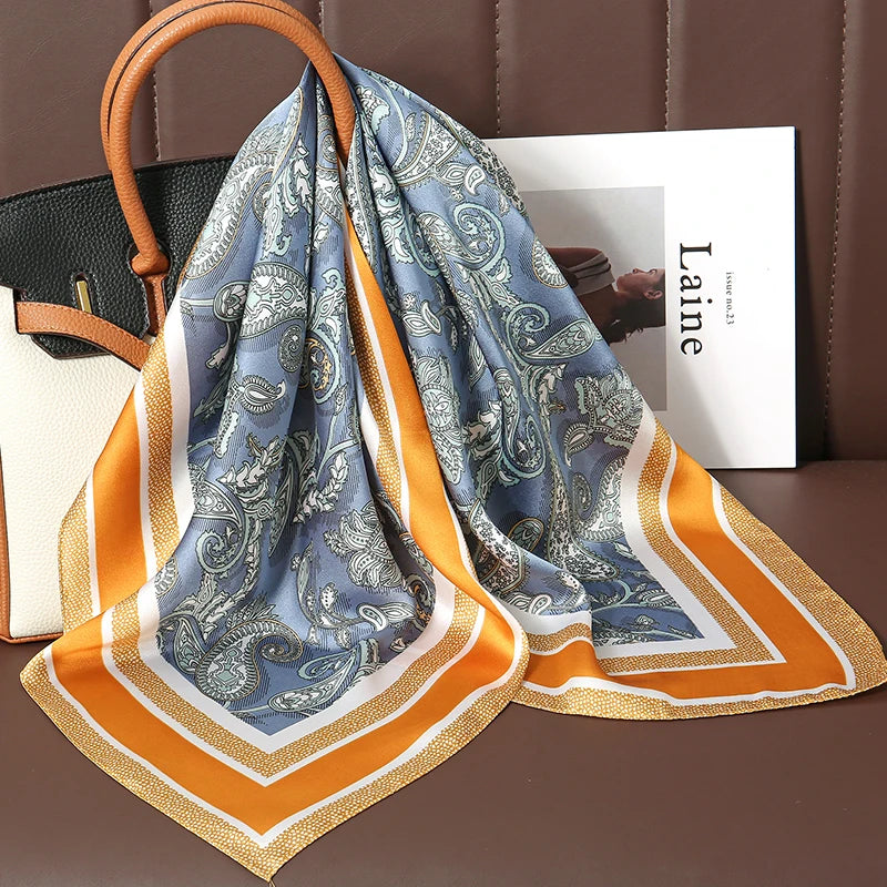 Luxury Silk Hijab Hair Bands With Sun Protection - Smarsty