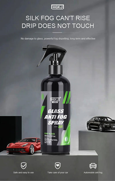 Car Window Anti Fog Spray Liquid Paint Care  Polishe Rainproof Anti-Fog Agent Water Car Care Windshield Glass Auto Accessory - Smarsty