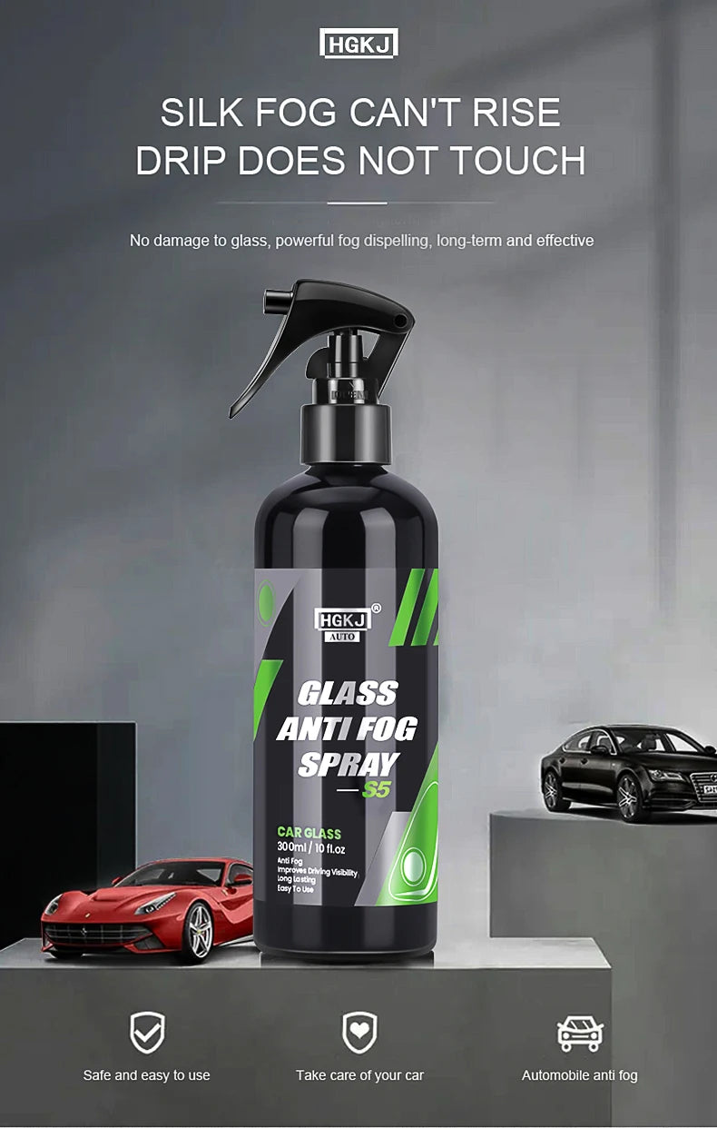 Car Window Anti Fog Spray Liquid Paint Care  Polishe Rainproof Anti-Fog Agent Water Car Care Windshield Glass Auto Accessory - Smarsty