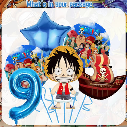 One Piece Birthday Party Disposable Tableware Set - Smarsty