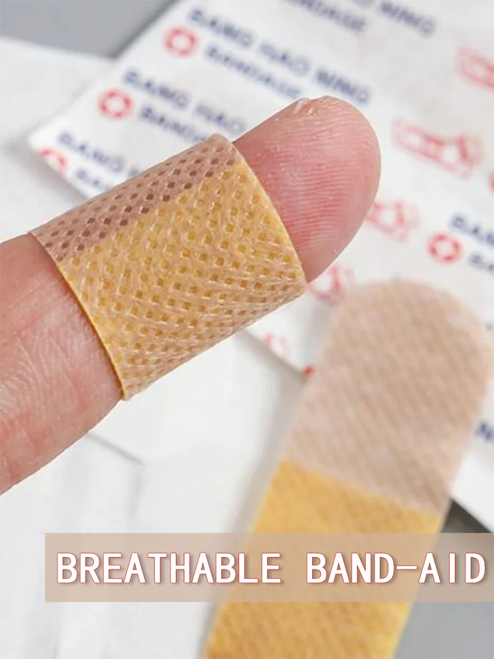 50/100Pcs Waterproof Breathable Cushion Adhesive Plaster Wound Hemostasis Sticker Band First Aid Medical Gauze Bandage band,aids - Smarsty