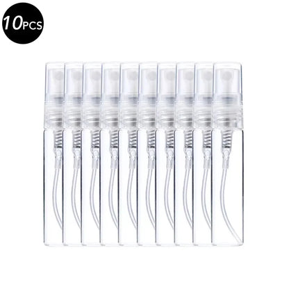 Mini Clear Glass Perfume Bottles Portable Travel Set - Smarsty