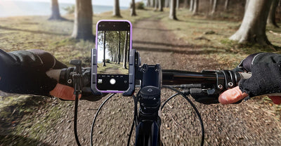 Universal Motorcycle Phone Holder With Quick Lock Mount - Smarsty