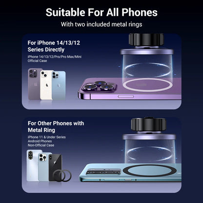 Magnetic Car Phone Holder Air Vent Mount For IPhone - Smarsty