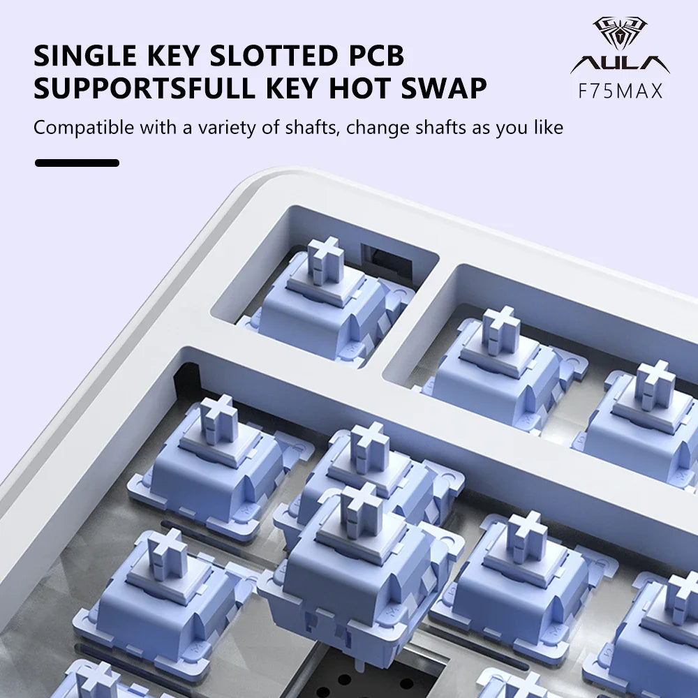 75 Percent Mechanical Keyboard RGB With TFT Screen