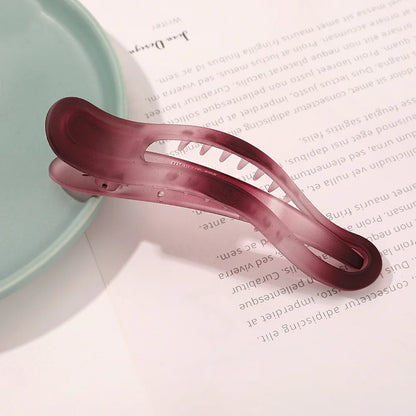 Acrylic Matte Duckbill Hair Claw Clips Strong Comfortable - Smarsty