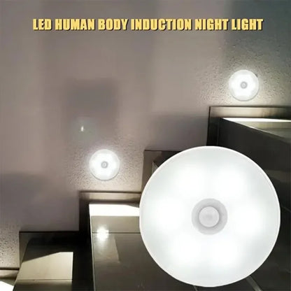Rechargeable Motion Sensor LED Night Light for Easy Lighting - Smarsty