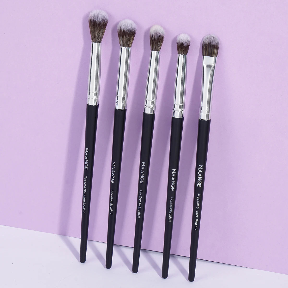 MAANGE 5 Piece Makeup Brush Set for Flawless Application - Smarsty