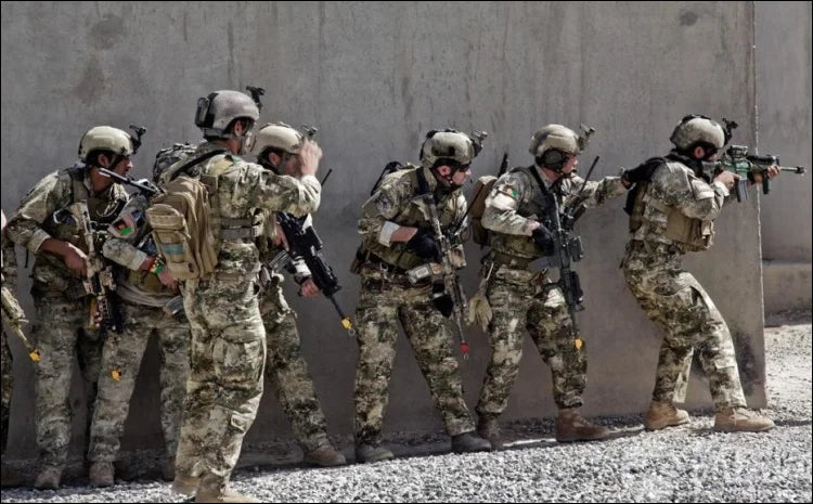 ABBREE CS Tactical Antenna SMA-Female Dual Band VHF UHF 144/430Mhz Foldable For Walkie Talkie Baofeng UV-21 UV-5R QuanSheng K5 - Smarsty