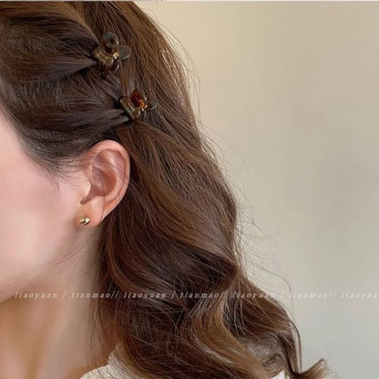 Mini Acetate Hair Claw Clips For Girls Cute Lightweight Grip - Smarsty
