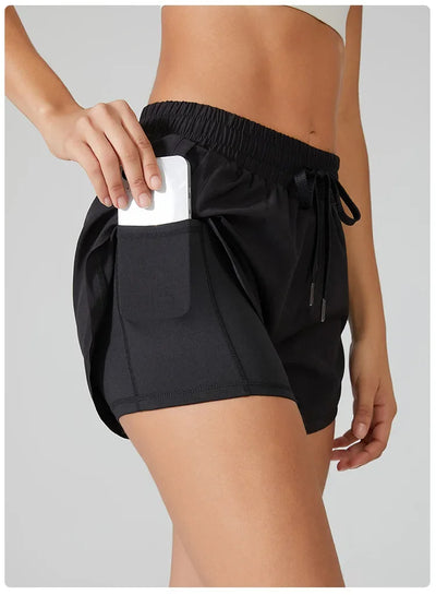 Yoga Shorts Women Fitness Top Spandex Neon Elastic Running Workout Short Leggings For Ladies Gym Sport Shorts Fitness Sportwear - Smarsty