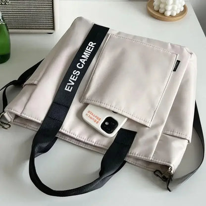 Casual Large Capacity Tote Bag Nylon Waterproof Everyday - Smarsty