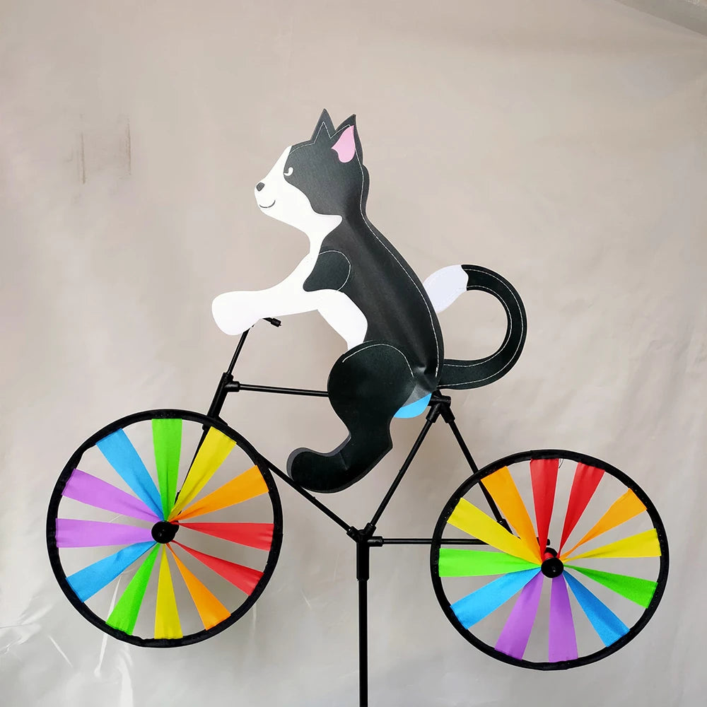 Animal Riding Windmill Garden Decor for Summer Fun - Smarsty