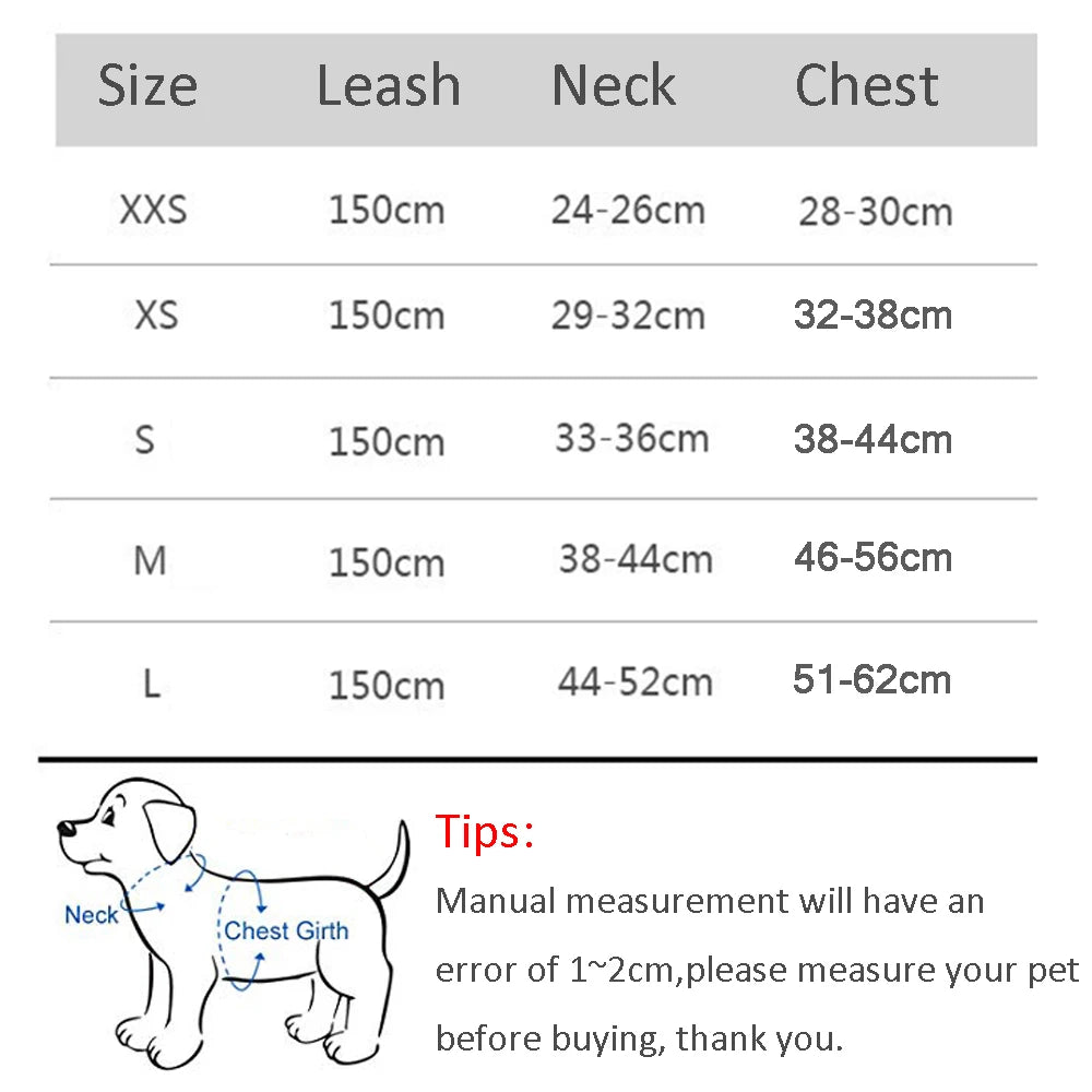 Adjustable Dog Harness Leash Set for Small Dogs - Smarsty