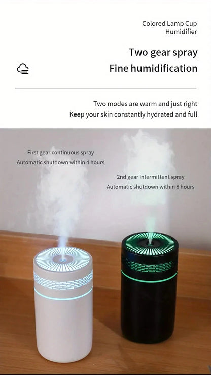 Portable USB Car Air Humidifier with LED Light - Smarsty