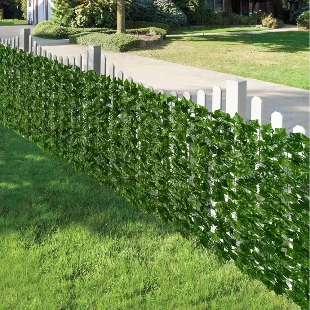 Artificial Green Leaf Fence Panels for Outdoor Privacy - Smarsty