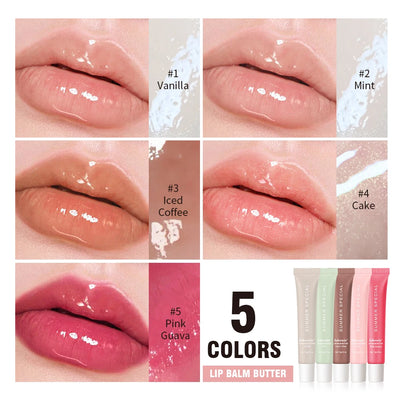 Moisturizing Summer Lip Balm with Vanilla Mint Scent - Smarsty