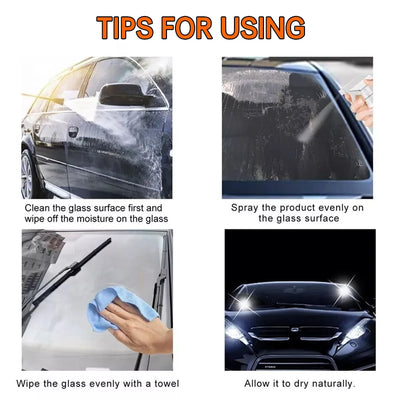 Car Windshield Glass Cleaner Oil Film Remover Sponge Brush - Smarsty