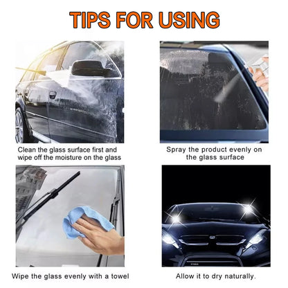 Car Windshield Glass Cleaner Oil Film Remover Sponge Brush - Smarsty