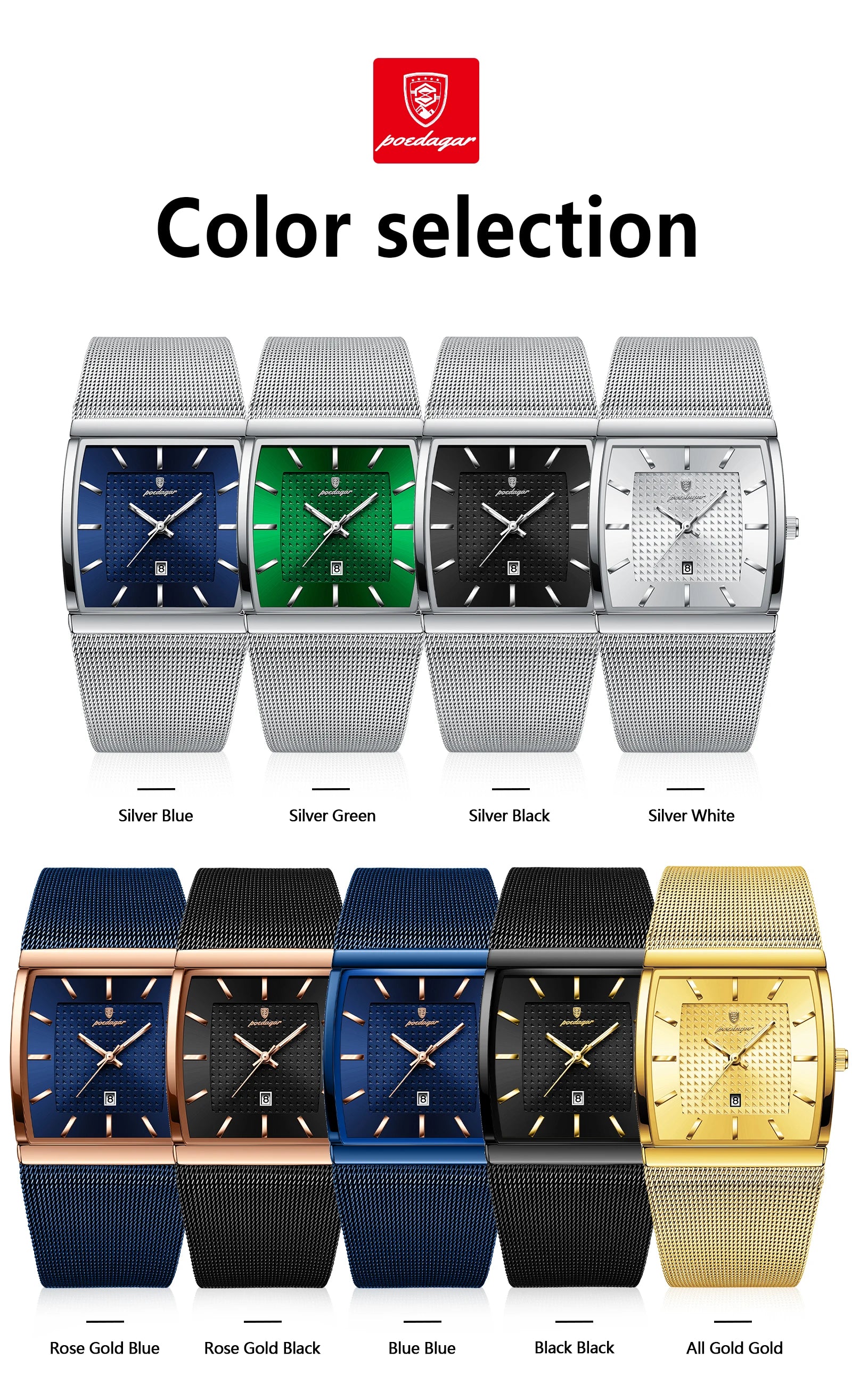 Men's Waterproof Quartz Watch with Luminous Date Feature - Smarsty