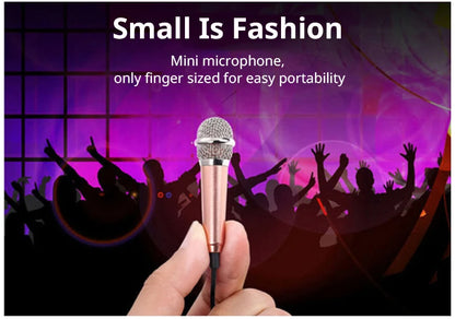Portable 3.5mm Stereo Microphone for Karaoke and Recording - Smarsty