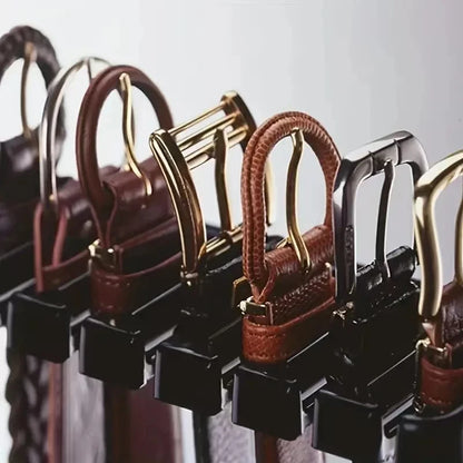 1PCS Tie Belt Hanger Wardrobe Belt Rotating Organizer Rack Multifuctional Scarf Hanger Home Closet Storage Holder Accessories
