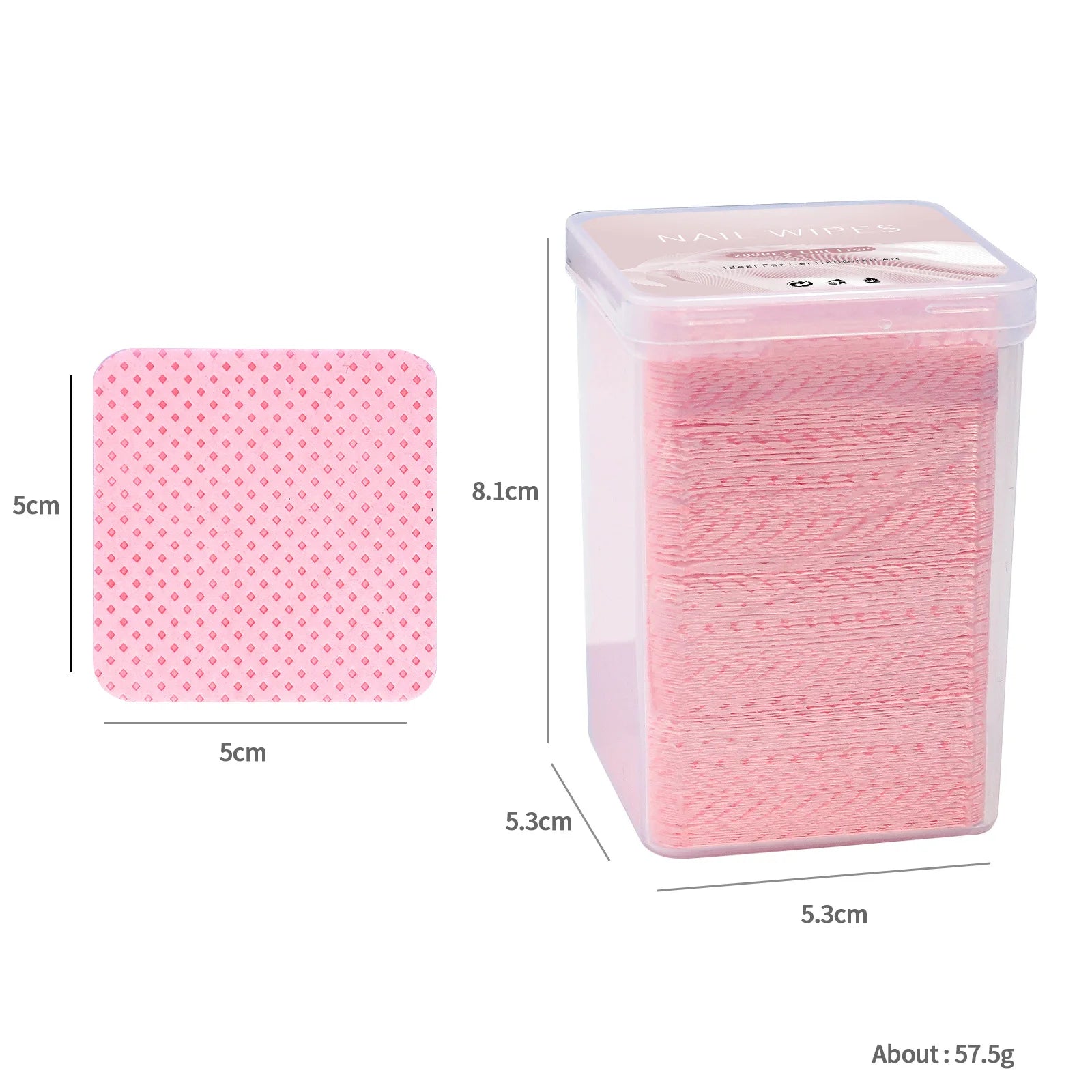Lint Free Nail Polish Remover Wipes for Easy Cleaning - Smarsty