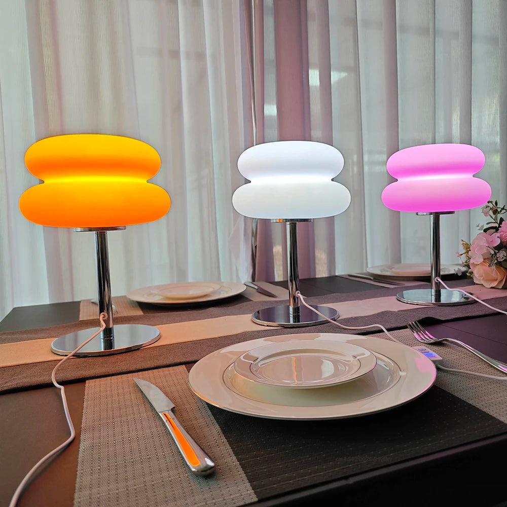 Creamy Tri Color Dimming Table Lamp with USB Plug - Smarsty
