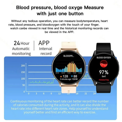 LIGE Smart Watch 2025 Fitness Tracker with Bluetooth Calling - Smarsty