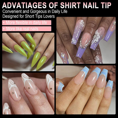 Luxury Soft Gel False Nail Tips for Elegant Manicure - Smarsty