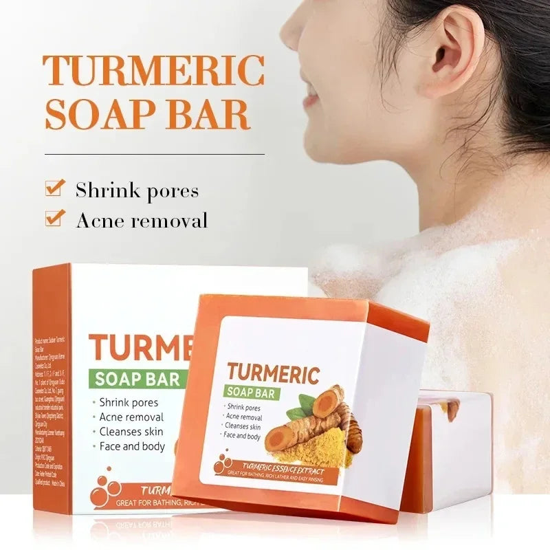 Handmade Turmeric Soap for Brightening and Gentle Skin Care - Smarsty