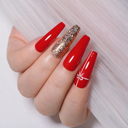 Macaron Series Gel Nail Polish Set with Glitter - Smarsty