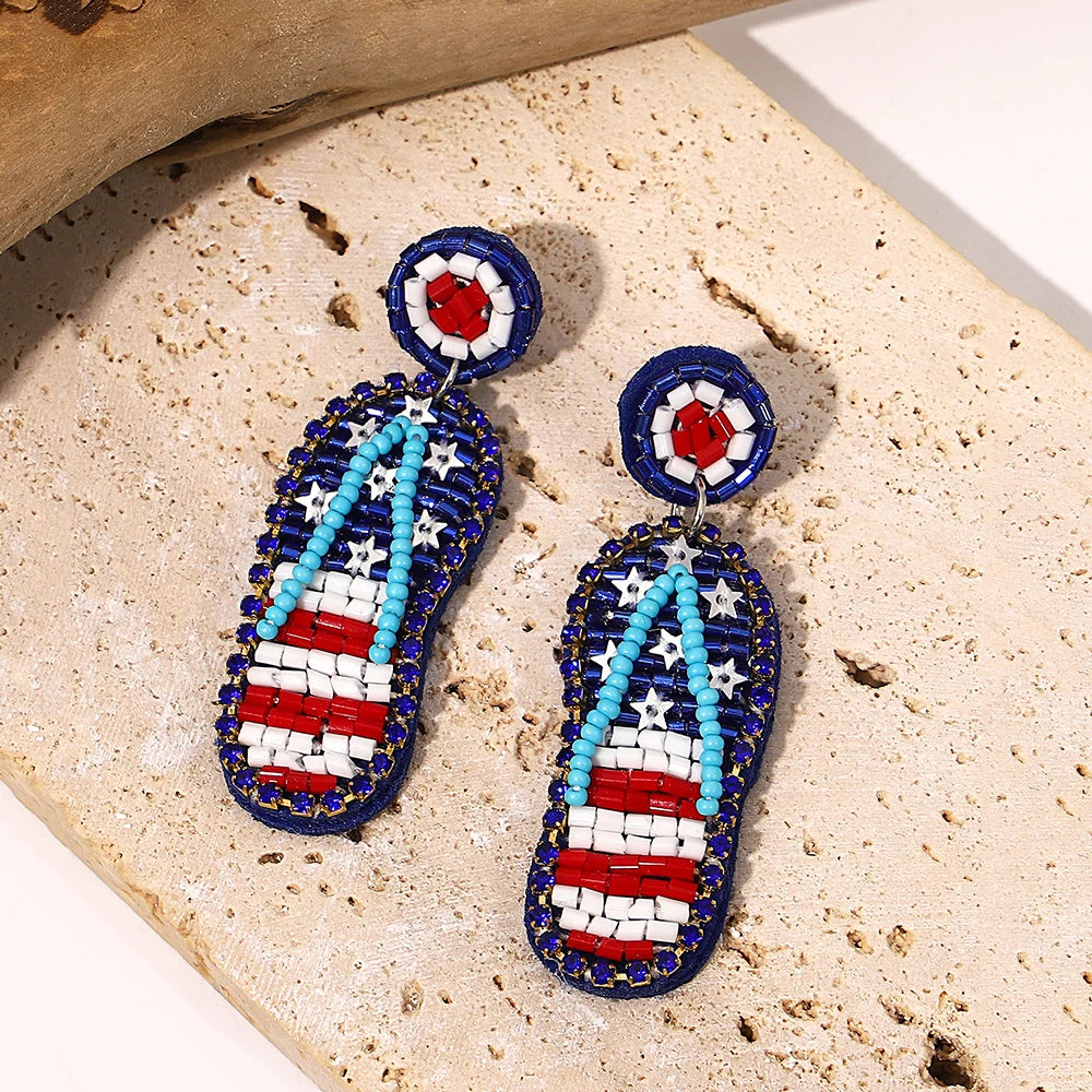 Handmade Bohemian Starfish Drop Earrings for Women - Smarsty