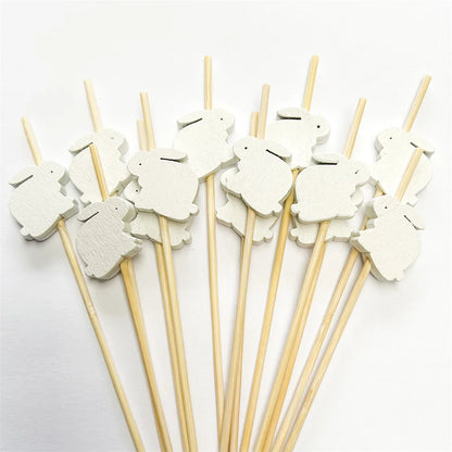 Easter Disposable Bamboo Skewers for Festive Decor - Smarsty