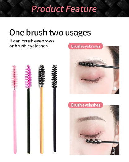 Crystal Disposable Mascara Wands for Hygienic Application - Smarsty