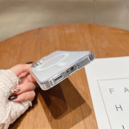 MagSafe Clear Acrylic Galaxy Phone Case Anti Fall Protection - Smarsty