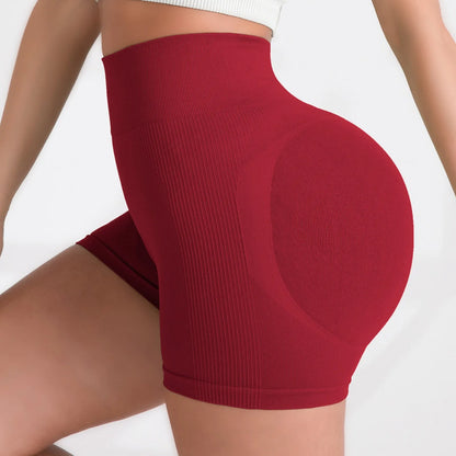 Women's High Waist Peach Lift Hip Sports Shorts Tight Yoga Shorts Shorts for Women Women's Shorts Summer Womens Shorts Elegant - Smarsty
