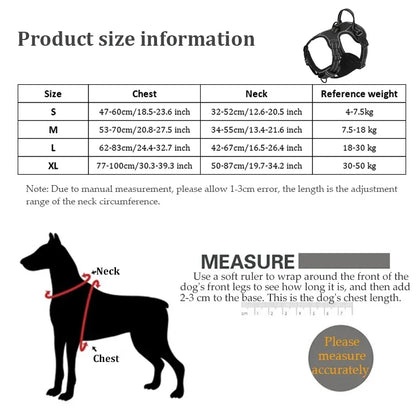 Adjustable Reflective Dog Harness for Comfort and Safety - Smarsty