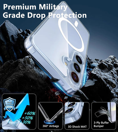 MagSafe Wireless Case For Samsung Galaxy S24 S23 S22 S21 - Smarsty