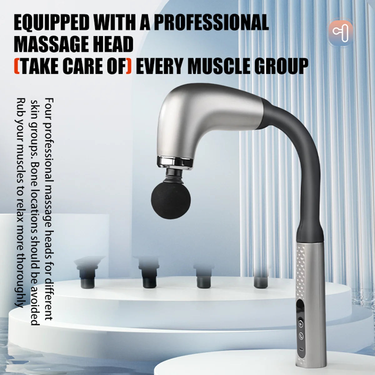 Electric Fascia Gun Massager for Body Relaxation - Smarsty